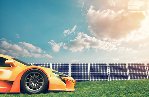 Solar-powered cars